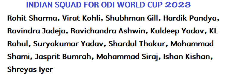 INDIAN-SQUAD-FOR-ODI-WORLD-CUP-2023